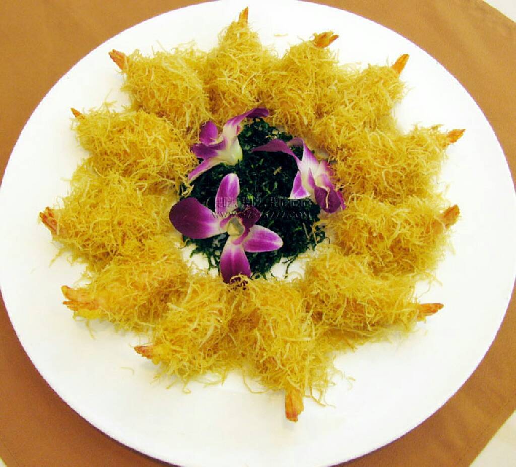 造型菜(金丝凤尾虾) 长寿菜谱(小权私房菜) 创建于2016-04-05 14 0