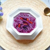 紫薯銀耳粥