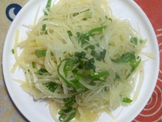 青椒炒土豆丝