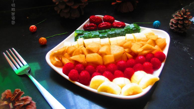 五色水果拼盘 - 五色水果拼盘做法,功效,食材 - 网上