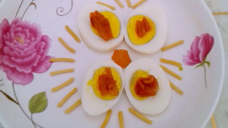 鸡蛋简易摆盘