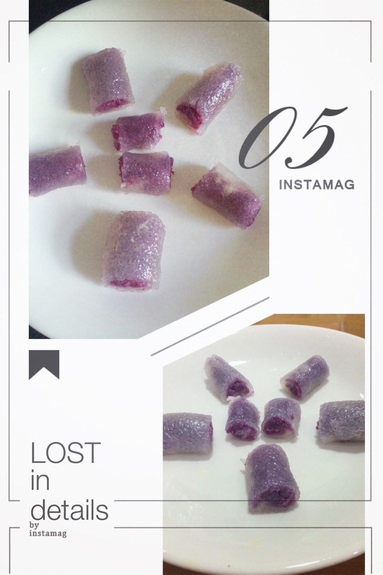 Q弹水晶紫薯卷