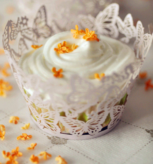 桂花奶油杯子蛋糕 桂花奶油杯子蛋糕做法 功效 食材 网上厨房