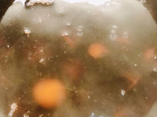 红薯栗子糖水,煮8-10分钟