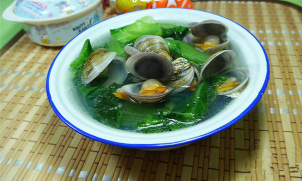 青菜圆蛤汤