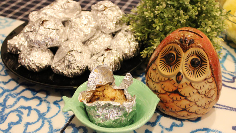菇香锡纸糯米排骨包--sammi的魔幻厨房