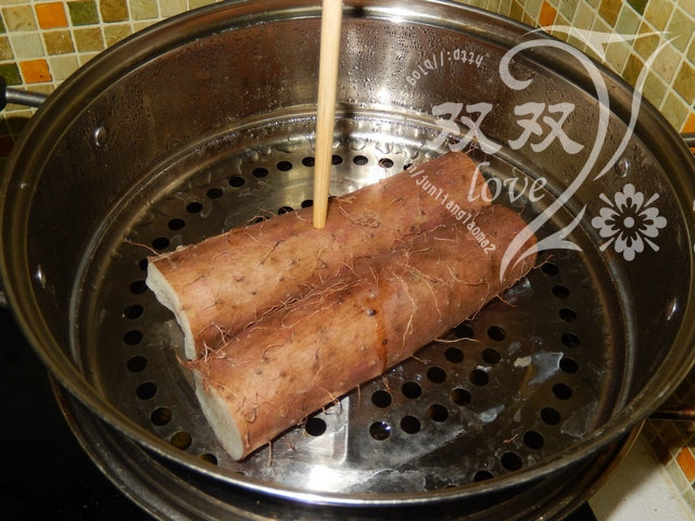 蜂蜜山药汁,山药洗净，放蒸锅蒸20分钟，用筷子能插透即可