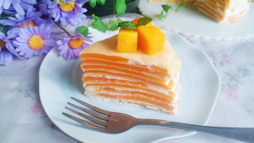 芒果千层蛋糕（薄饼机版）