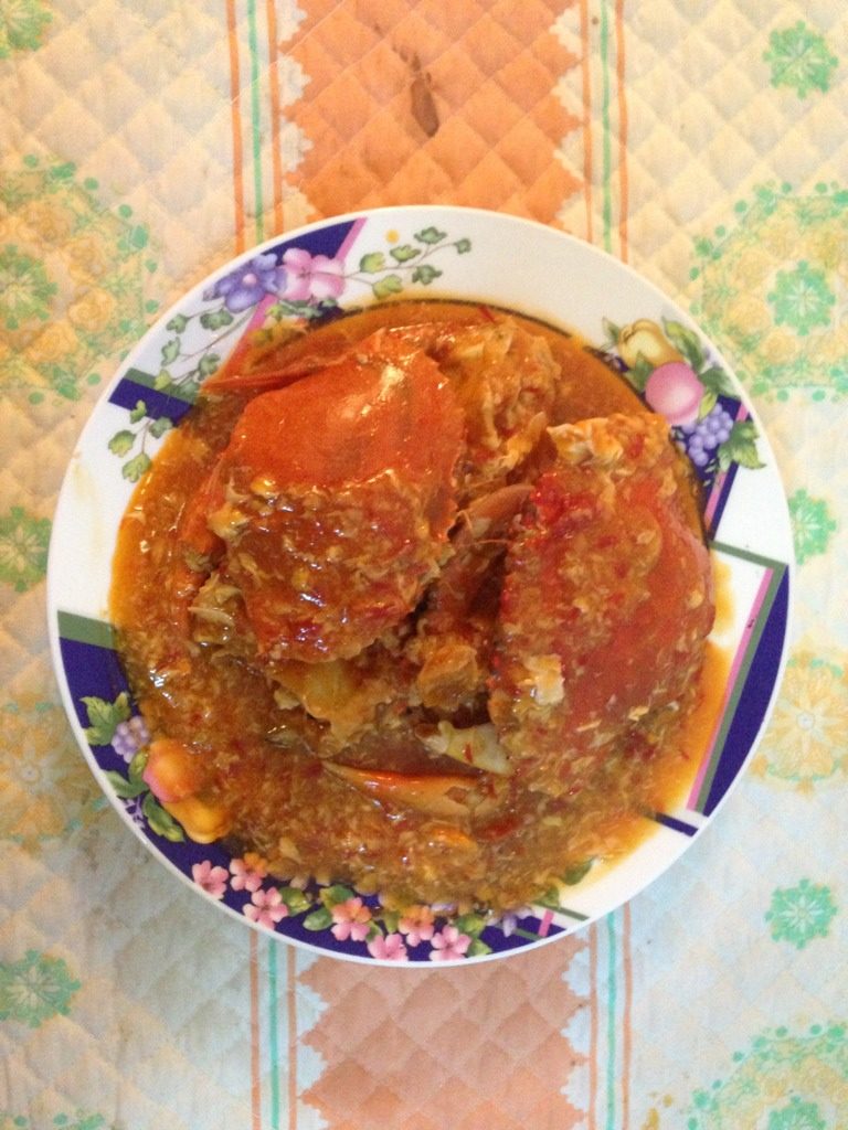 新加坡辣椒螃蟹,出锅，ok
