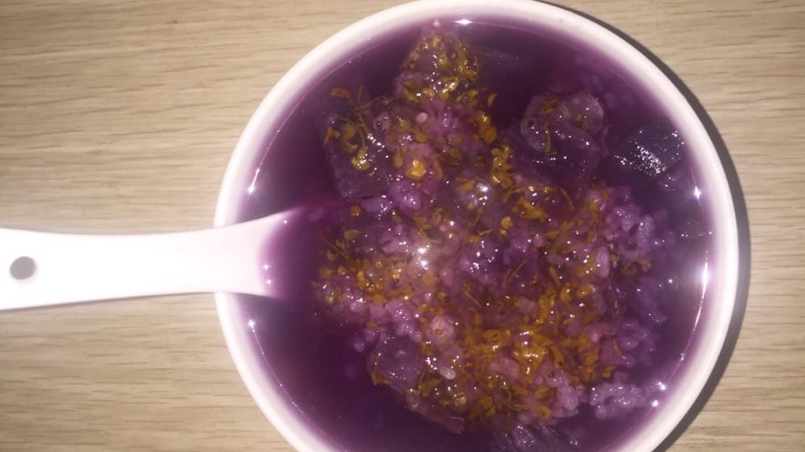 紫薯桂花粥