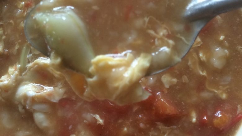 西红柿鸡蛋疙瘩汤,一碗香喷喷的疙瘩汤就做好了😍😍😋