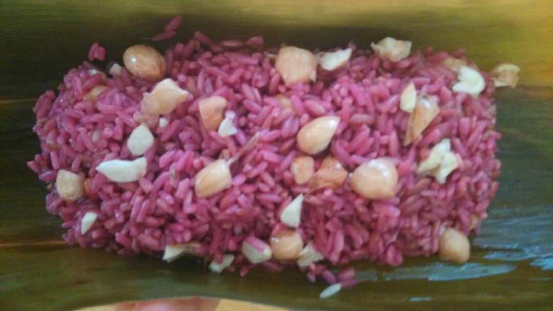 #端午节#粽情绽放,这个是咸菜汁泡的米