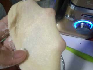 toast吐司,搅拌至扩展阶段之上 能出薄膜