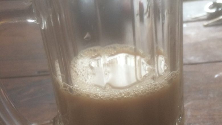 冰咖啡可乐,少量热水冲泡