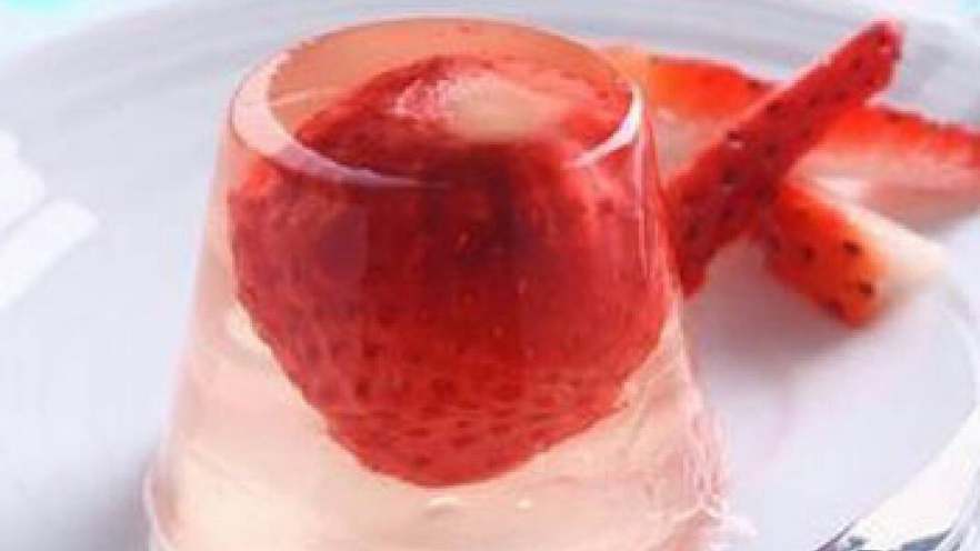 自制草莓果冻
