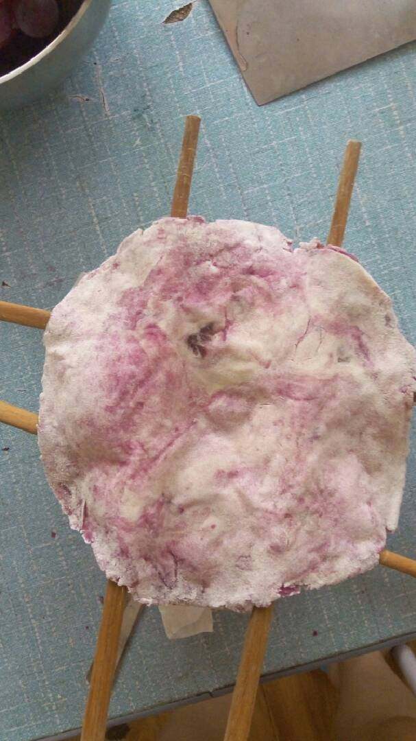 微波炉美食之紫薯卷卷,不想卷可以做饼