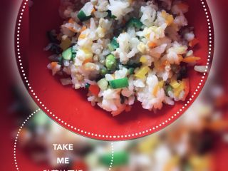 土豆泥+秋葵炒饭+小豆腐汤（儿童营养餐）,和米饭炒在一起！大家也会超级爱吃！因为很像！营养也够丰富！
