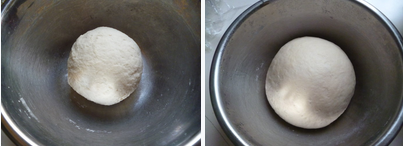 肉松面包卷~~,先将中种材料中的酵母溶于水中，用筷子搅匀后加入中种材料中的高粉和盐，用手揉成表面柔滑的面团（手揉约5分钟），覆盖保鲜膜入冰箱冷藏17小时以上备用（不超过3天）。