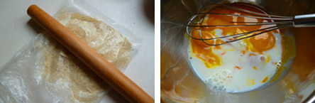 玉米粉戚风蛋糕,将熟的白芝麻25克放入保鲜袋中，用擀面杖碾压成粉，即成白芝麻粉。