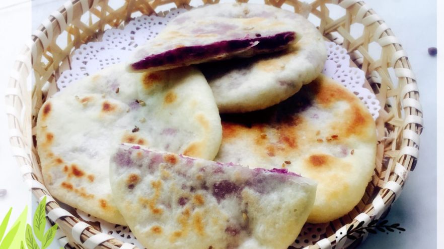 紫薯烙饼#面团的发酵之旅#