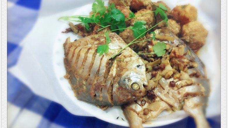 锋味纸包鱼（平鱼里的豆腐丸子）,完美出炉啦…好吃的不要不要的👍原滋原味的鲜😍