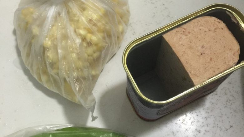 梅林玉米豆,准备食材
