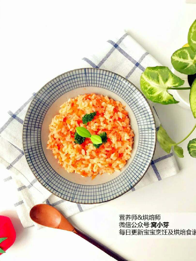 宝宝辅食：日式红色茄汁烩饭