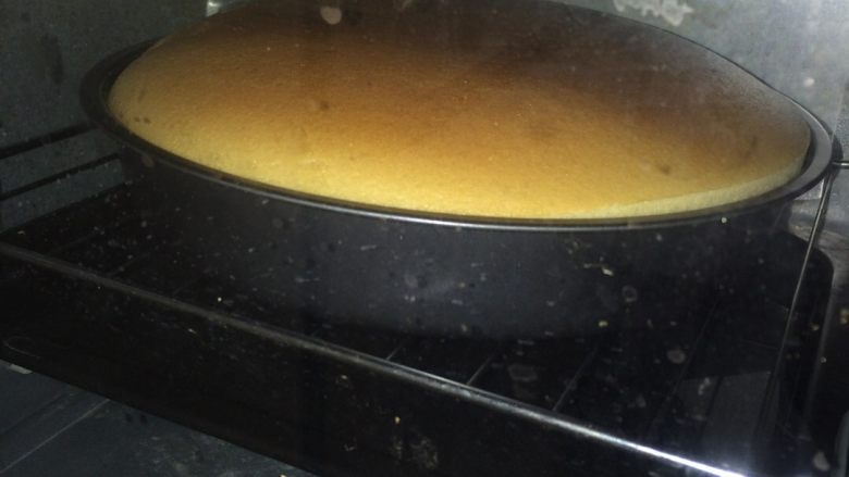 红糖酸奶蛋糕,烤箱150度预热几分钟，然后最底层放入空烤盘加入一半的水，将蛋糕糊放在中间层隔水上下火烤60分钟。中间不要开烤箱，随时观察蛋糕上色情况，因为每个烤箱不同，可以适当调整火候。