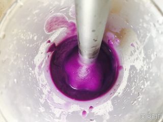 彩色糯米团子,紫薯汁