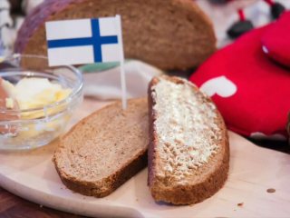 芬兰圣诞黑麦面包,完成！