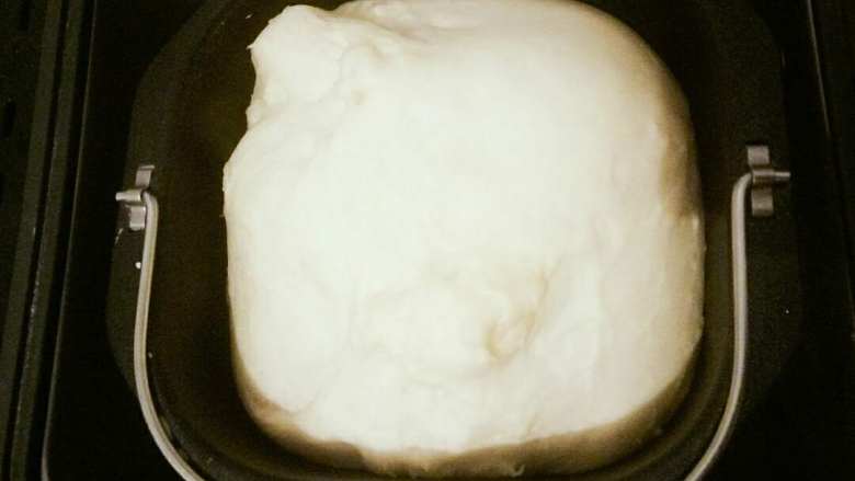 奶香小餐包,揉好的面团进行发酵，一个小时。