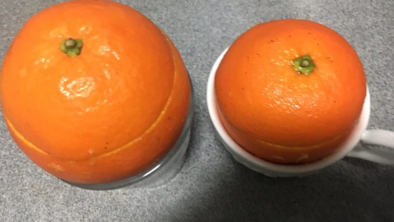 蟹酿橙,盖上橙盖