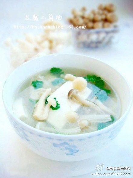 豆腐三菌汤by健康饮食