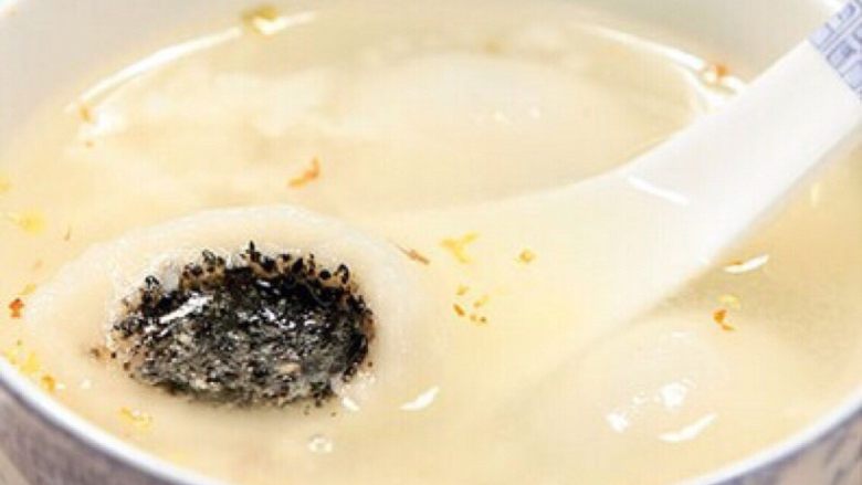 老上海桂花黑洋酥汤团