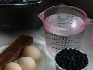 滋补甜汤——黑豆红糖炖蛋, 食材一览～
