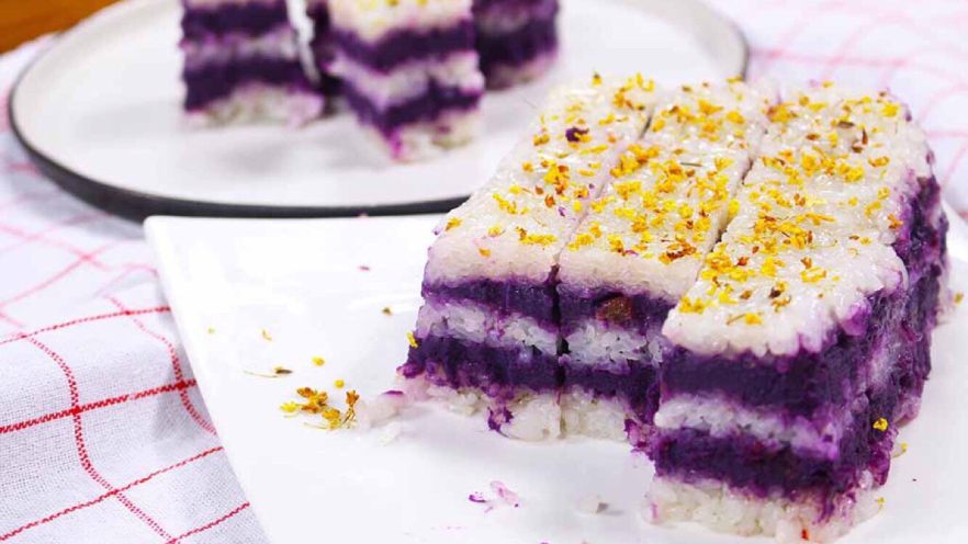 紫薯糯米糕