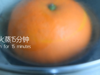 最好的止咳方法——盐蒸橙子,大火蒸15分钟