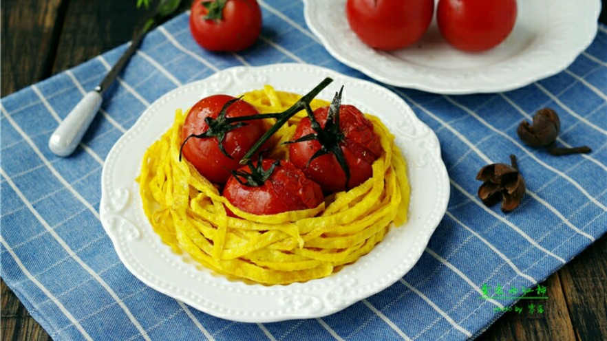 蛋皮西红柿