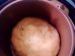 酸奶燕麦辫子面包,面团放到面包机里发酵五十分钟