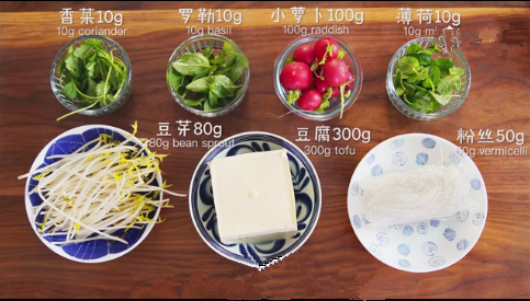越南米皮春卷,最后是一个豆腐的春卷