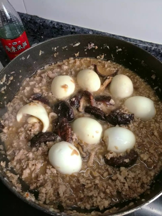 台式滷肉飯,在再肉燥 三寶和熟蛋
