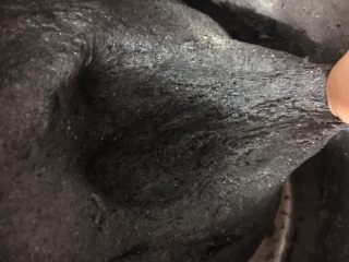 发糕版蜂窝煤,发酵到能拉丝的状态