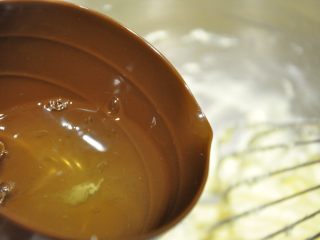 好吃到停不下嘴的椰子脆片,蛋白提前拿到室温下备用，分次加入到黄油中来。