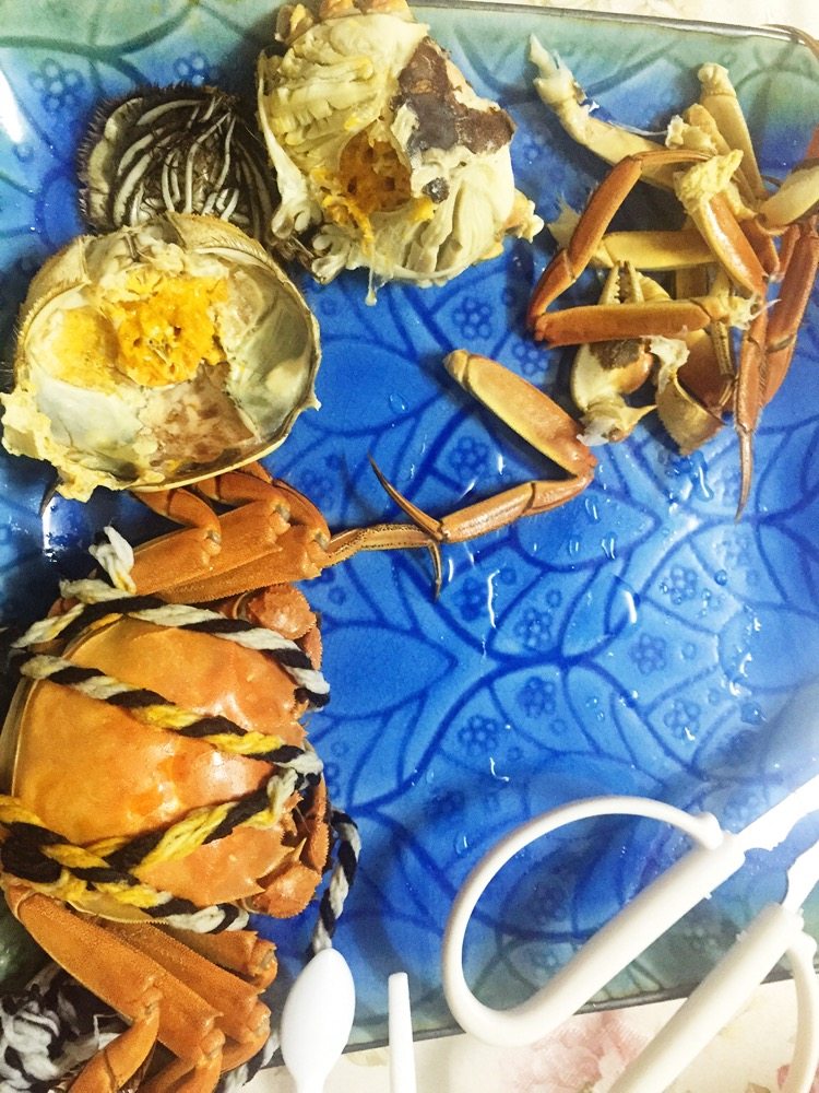 螃蟹螃蟹+#人民的美食#,开吃！