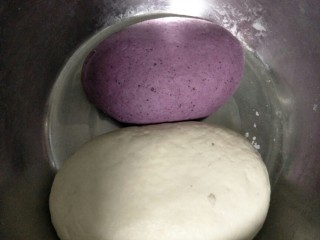 彩色凉皮2,紫薯和白面