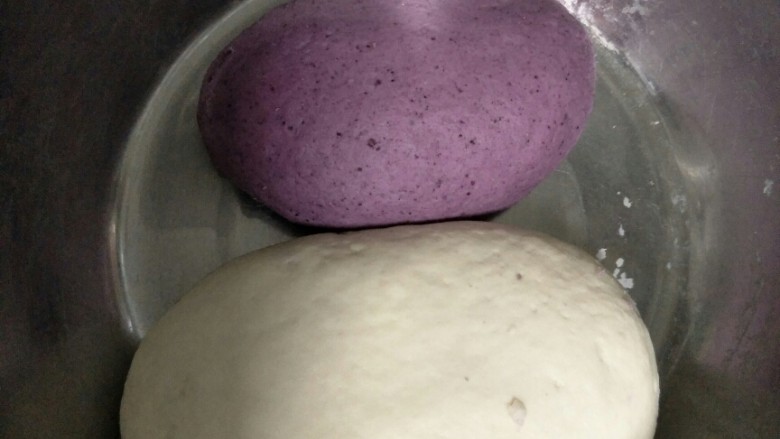 彩色凉皮2,紫薯和白面