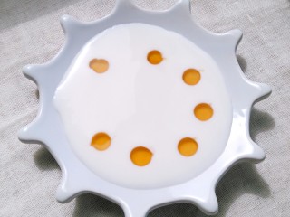 酸奶拉花,第一种：用勺子装蜂蜜，滴几个差不多大的圆点。