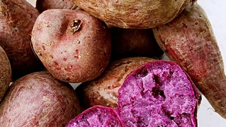 坤博砂锅烤紫薯,成品！