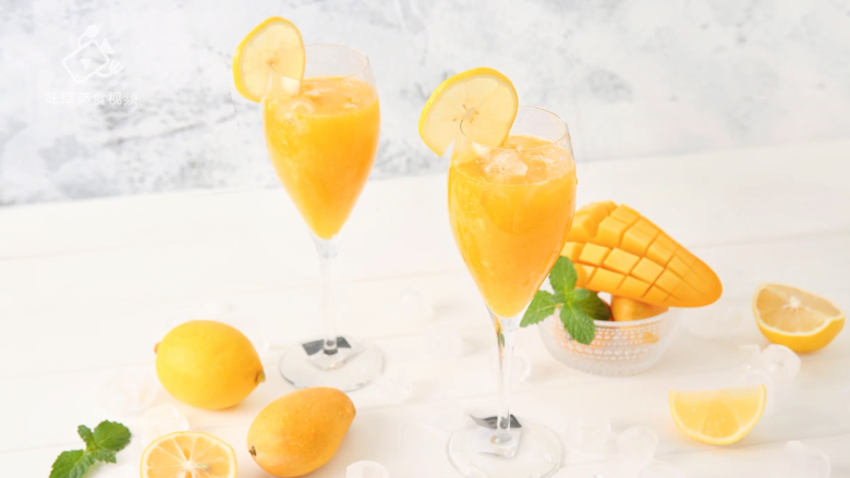 柠香芒果汁，美味减脂的夏季冷饮,成品展示