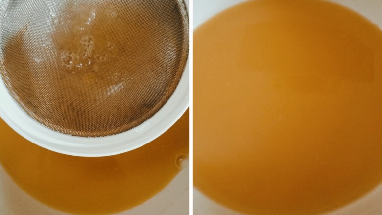 嫩蒸水蛋,找一个较大的碗，将蛋液过一下滤网，过滤掉没打散的蛋液。（没有滤网的这一步可以省略）。然后用勺子舀掉蛋液表面的小气泡，使蛋液表面平整无气泡。